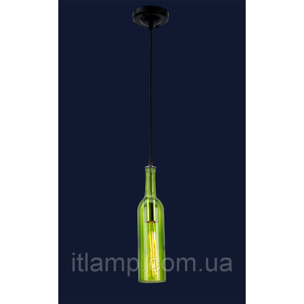 Люстры бутылки Levistella 758D843-1 GREEN