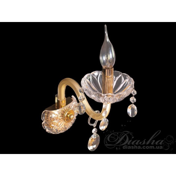 Візуально привабливе, яскраве, стильне класичне бра Diasha 8015/1G