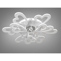 Стельова LED люстра Diasha золото з пультом 185Вт Diasha 8154/6+3WHdimmer