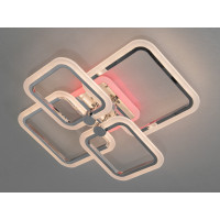 Світлодіодна люстра Серія 8060 хром з пультом димер і регулювання колірної температури Diasha A8208/4HRLED3colordimmer