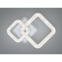 Люстра стельова Diasha серія Квадрати біла з пультом 40W Diasha 2205/2WHLED3colordimmer