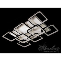 Cветодиодная люстра Diasha 8060/6+2BK LED 3color dimmer