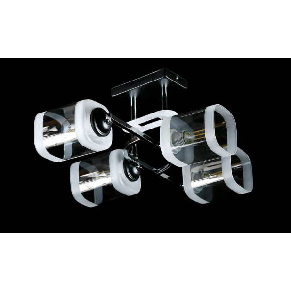 Люстра с плафонами  LGH28087/4B (BK+CR) Splendid-Ray
286348