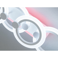 Led люстра потолочная с пультом 50W Diasha HA8022/2+2WHLED3colordimmer