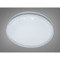 Світлодіодна стельова люстра чорна 46 Вт 8 м² Diasha 831/400BK