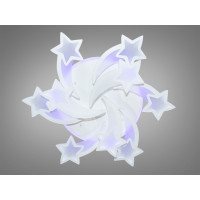 Cветодиодная люстра в детскую Diasha 8163/6+3WH LED 3color dimmer  