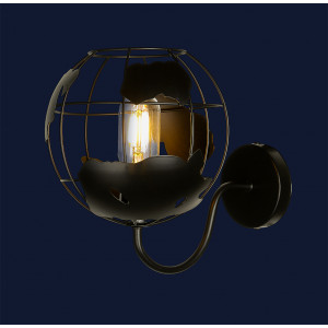 Бра настенный светильник в стиле loft Levistella 761DQB01-1 BK