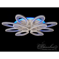 Светодиодная люстра Diasha 1673/8+4WH LED 3color dimmer 