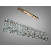 Люстра підвісна LED Diasha золото 52 Вт пульт Diasha 559/1000CG