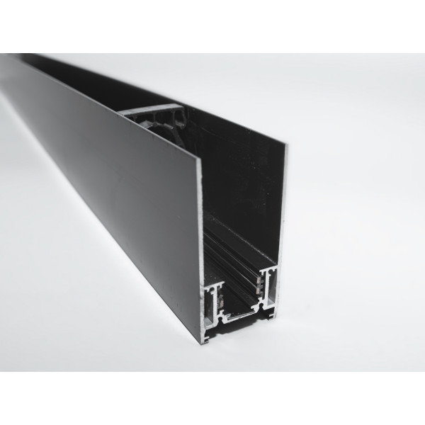 Рейлінг-шинопровід для магнітної трекової системи, підвісний/накладний, 2м Diasha QY-CX102B-35-2M-BK