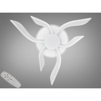 Стельова led люстра кільця з пультом, диммером, підсвіткою, 40W, чорна Diasha 2481/3+3WHLED3colordimmer