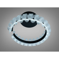 Стельова люстра LED чорна 50 Вт з пультом Diasha 2511/500BK