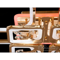 Люстры потолочные светодиодные с пультом управления Diasha 8157/4+4G LED 3color dimmer