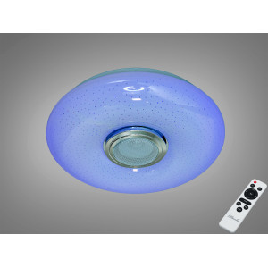 LED стельова люстра біла 45 Вт з Bluetooth колонкою Diasha DB-8301/300RGB+MP3