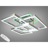 LED люстра потолочная с диммерным пультом и подсветкой Diasha 7008NEW HR LED RGB dimmer