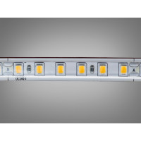 LED стрічка 24в, 120 шт/м, герметична, 8мм, теплий Diasha N24-2835-120-WW-65-8