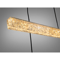 Підвісна LED люстра Diasha чорна 58 Вт 10 м² Diasha 1104/2-1000BK