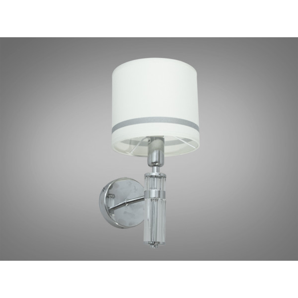 Неймовірно вишукане класичне бра з абажуром, хром Diasha 1011/1HR