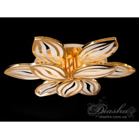 Лед люстры потолочные в зал Diasha 8092/6+3G LED 3color dimmer