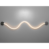 Сучасний світлодіодний світильник Шланг, 18W, хром Diasha SY9601-CH