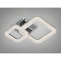 Стельова світлодіодна люстра з пультом, підсвіткою, 40W, золото Diasha 2205/2HRLED3colordimmer