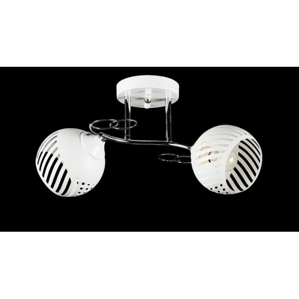 Люстра с плафонами  L29027/2 (WHITE+CHROME) Splendid-Ray
1002561