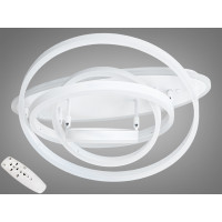Стельова світлодіодна люстра з димером 135W Diasha 7005/4WHLED3colordimmer