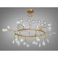 Декоративная люстра в зал 54 лампочкиочки Diasha Y889-54CGD