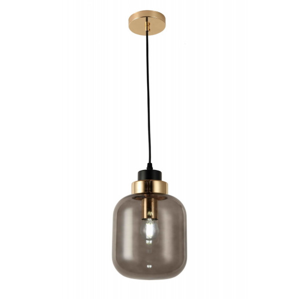 Люстра loft подвесная на одну лампу Levistella 91618-1 BK