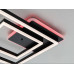 Стельова світлодіодна люстра з димером 75W Diasha 2550BKLED3colordimmer