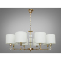 Люстры для зала с абажуром на 8 ламп Diasha 1010/8