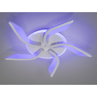 Стельова led люстра кільця з пультом, диммером, підсвіткою, 75W, чорна Diasha S2480/5WHLED3colordimmer