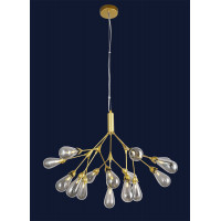 Люстра светильник подвесная в стиле лофт Levistella 918LP268-15 GD+BK