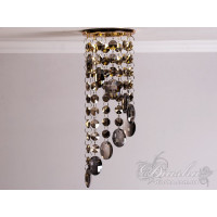 Точковий світильник із кришталевими підвісками Diasha 6013BGD-SM