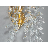 Світильник сателіт до кришталевих люстр із алюмінієвими елементами Diasha 1607-3WGD