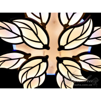 Унікальна LED люстра з пультом, підсвічуванням, 180 Вт, чорний Diasha 8028/8+4BKLED3colordimmer