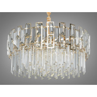 Родзинка колекції, підвісна кришталева люстра, 12 ламп, золото Diasha 830/600GD