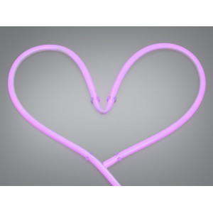 LED NEON 12в, герметичний, 11мм, круглий Diasha P12-NEON-R-PINK