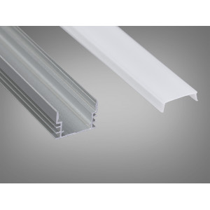 Профіль для LED стрічки, накладний Diasha PL-1712-2M