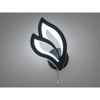 Стильний світлодіодний настінний світильник, 17W, чорний Diasha 8165/1BK