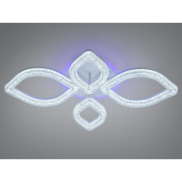 Стельова LED люстра біла 55 Вт пульт димер Diasha 2599/2+2WHLED3colordimmer