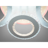 Люстра в спальню с пультом управления Diasha MX2745/2+2WHLED3colordimmer