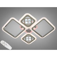 Люстра в спальню потолочная с пультом 80W Diasha A8190/2+2HRLED3colordimmer