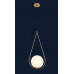 Люстра светильник со стеклянным плафоном Levistella 9163725-1 BRZ+WH