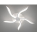 Стельова led люстра кільця з пультом, диммером, підсвіткою, 40W, біла Diasha 2480/5WHLED3colordimmer