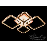 Cветодиодная люстра Diasha QX2519/2+2BK LED 3color dimmer 