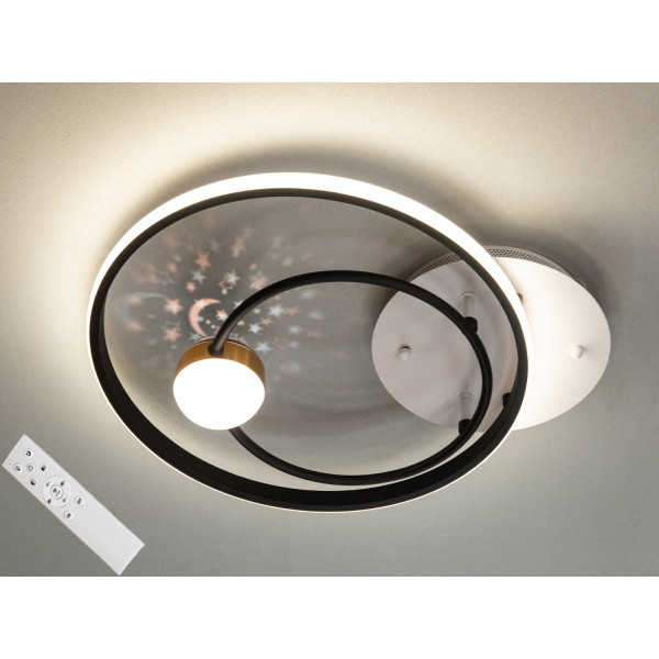 Світлодіодна люстра Diasha MX2989-2AWH+BK