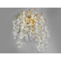 Бра кришталеве серія Гліцинія золото три лампи супутник до люстри 602-3WGD Diasha 602-3WGD