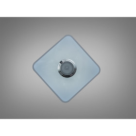 Світлодіодна смарт люстра біла 45 Вт з Bluetooth Diasha DB-8501B/280x280RGB+MP3