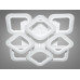 Люстра лед с пультом 80W Diasha AS8060/4+4